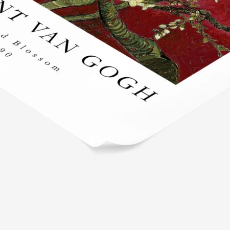 Πόστερ VAN GOGH - ALMOND BLOSSOM RED - Διασημοι Ζωγραφοι Sticky 2