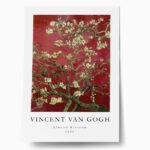 Πόστερ VAN GOGH - ALMOND BLOSSOM RED