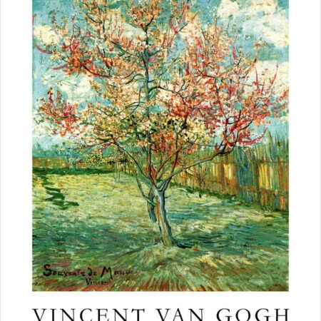 Πόστερ VAN GOGH - THE PINK PEACH TREE - Διασημοι Ζωγραφοι Sticky 2