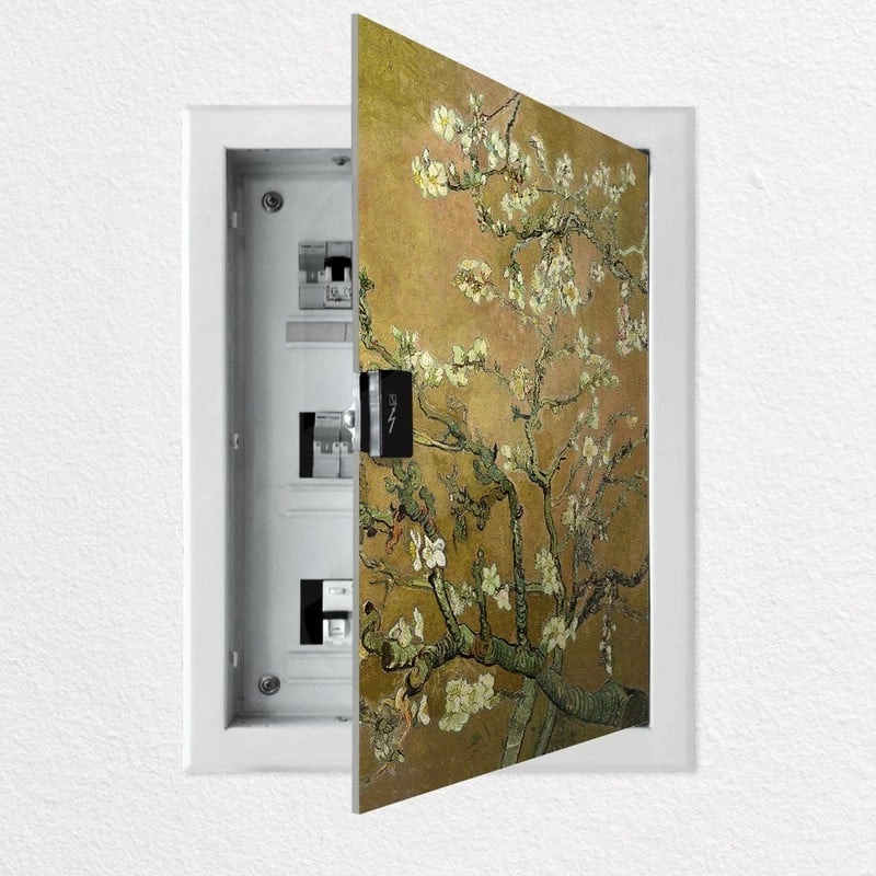 Aυτοκόλλητο ηλεκτρολογικού πίνακα VAN GOGH - ALMOND BLOSSOM YELLOW