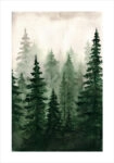 Πόστερ WATERCOLOR FOREST