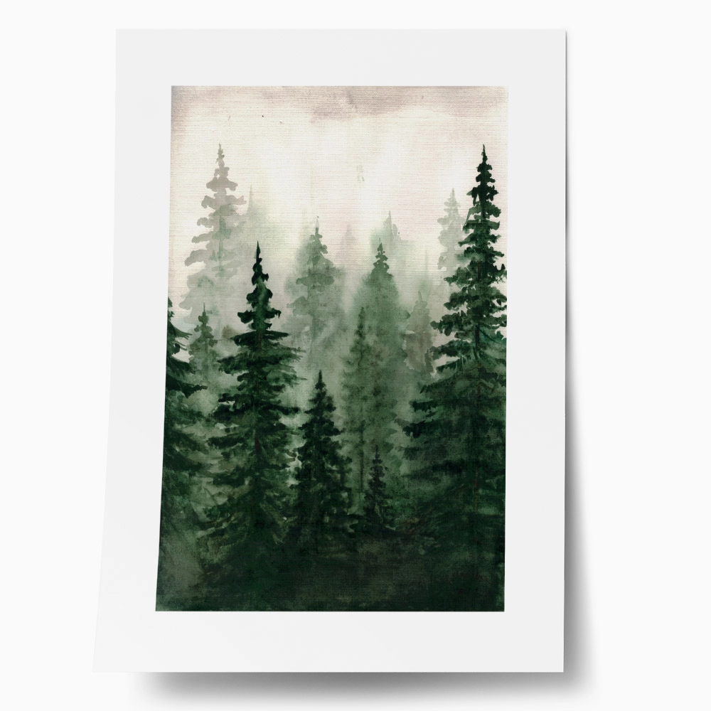Πόστερ WATERCOLOR FOREST