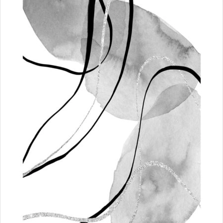 Πόστερ WATERCOLOR MIXED ART - Abstract - Αφηρημένα Sticky 2