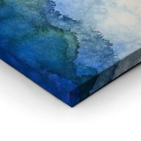 Πίνακας Πανοραμικός WATERCOLOR ABSTRACT LANDSCAPE - Κυματα Sticky 2