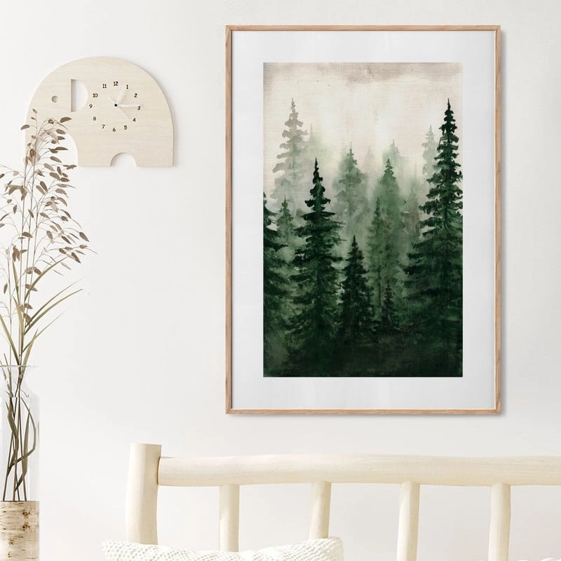 Πόστερ WATERCOLOR FOREST