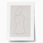 Πόστερ WOMAN LINE DRAWING