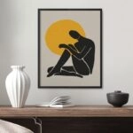 Πόστερ WOMAN SILHOUETTE BOHO