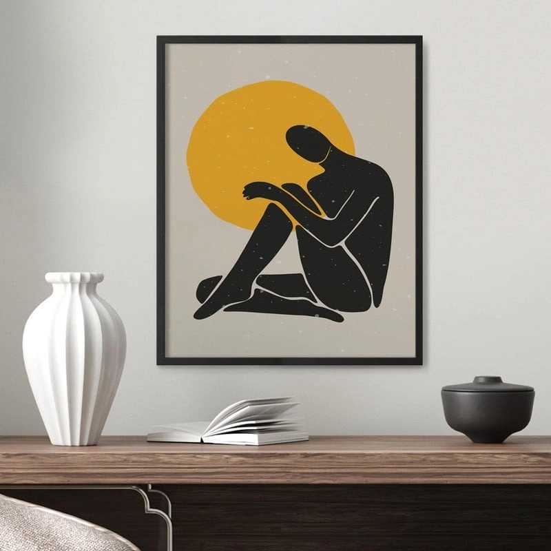 Πόστερ WOMAN SILHOUETTE BOHO