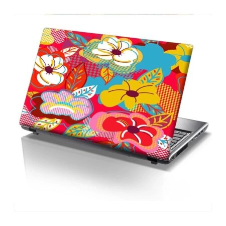 Αυτοκόλλητο Laptop POP FLOWERS