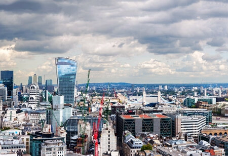 Πίνακας Πανοραμικός CLOUDY LONDON - Λονδινο Sticky 5