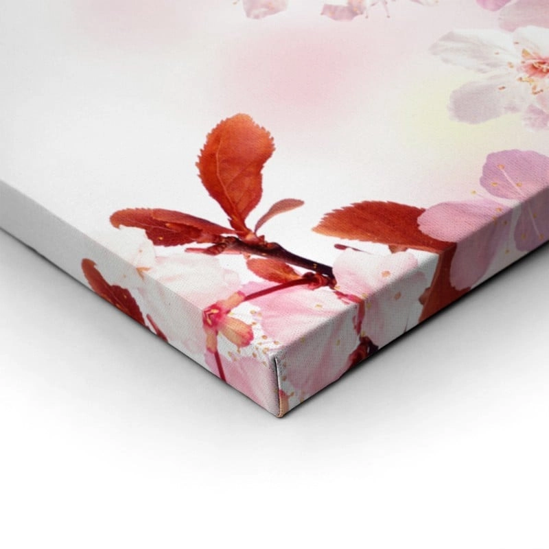 Πίνακας Πανοραμικός σε καμβά DREAMY CHERRY BLOSSOMS