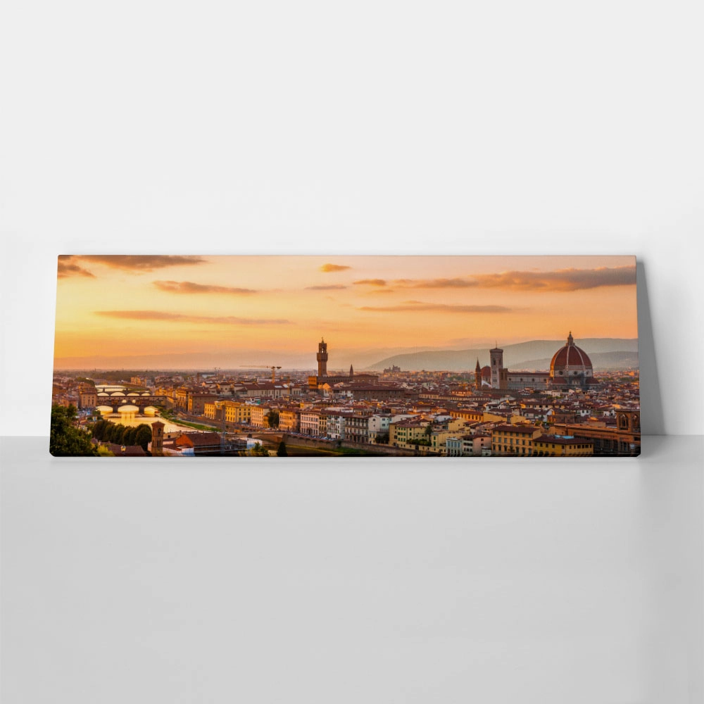 Πίνακας σε καμβά Πανοραμικός FLORENCE CITY