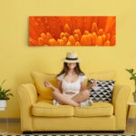 Πίνακας Πανοραμικός ORANGE DAISY