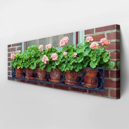 Πίνακας Πανοραμικός POTS - Floral - Λουλουδια Sticky 3