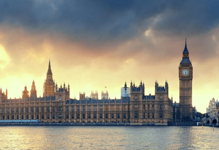 Πίνακας Πανοραμικός SUNSET LONDON - Λονδινο Sticky 4
