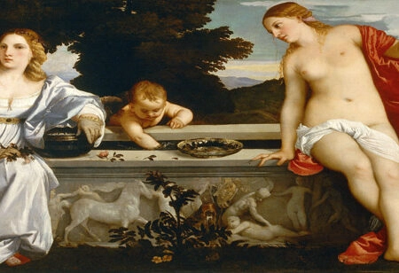 Πίνακας Πανοραμικός TITIAN SACRED AND PROFANE LOVE - Tiziano Vecelli Sticky 5