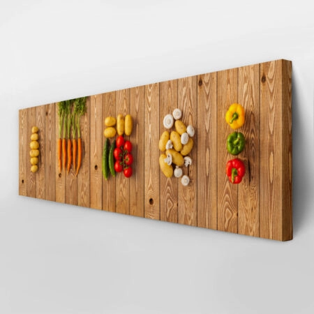 Πίνακας Πανοραμικός VEGETABLES - Food and Drink Sticky 3