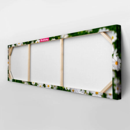 Πίνακας Πανοραμικός WHITE FLOWERS - Μαργαριτες Sticky 4