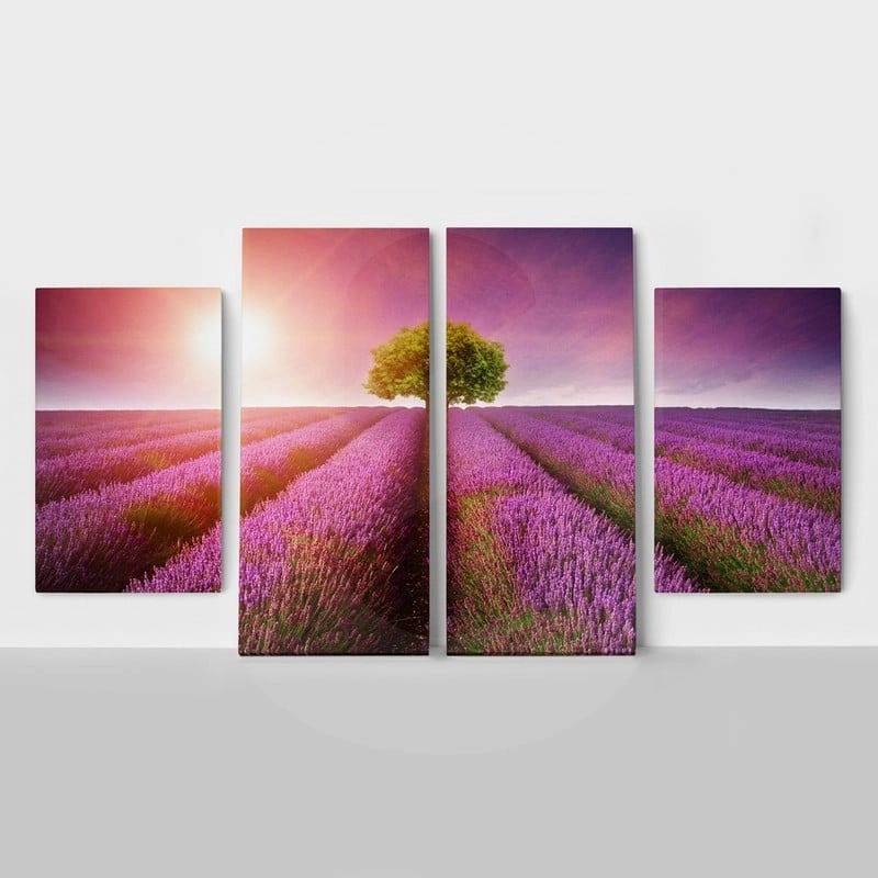 Τετράπτυχος LAVENDER FIELD