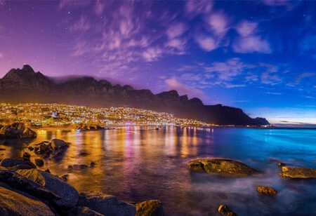 Πίνακας Πανοραμικός σε καμβά CAPE TOWN TABLE MOUNTAIN - Πινακες σε καμβα Sticky 5
