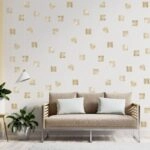 Αυτοκόλλητο τοίχου BEIGE WATERCOLOR SQUARES