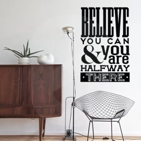 Aυτοκόλλητο τοίχου BELIEVE - Φράσεις και Γράμματα