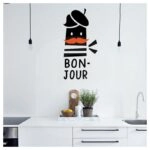 Αυτοκόλλητο τοίχου BONJOUR CHEF