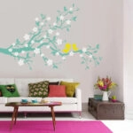 Αυτοκόλλητο τοίχου CHERRY FLOWERS