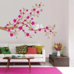 Αυτοκόλλητο τοίχου CHERRY FLOWERS