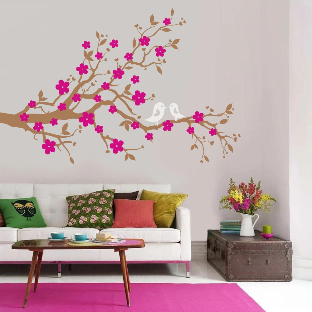 Αυτοκόλλητο τοίχου CHERRY FLOWERS