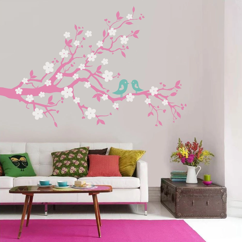 Αυτοκόλλητο τοίχου CHERRY FLOWERS