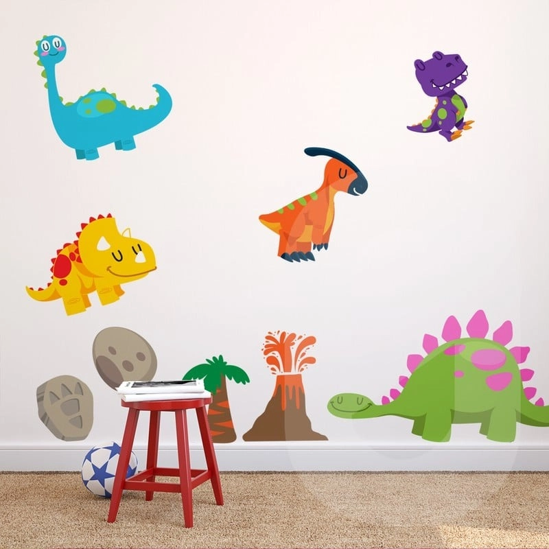Αυτοκόλλητο τοίχου CUTE DINOSAURS3