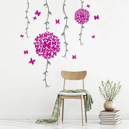 Αυτοκόλλητο τοίχου FLOWER BALLS - Floral - Λουλουδια Sticky 2