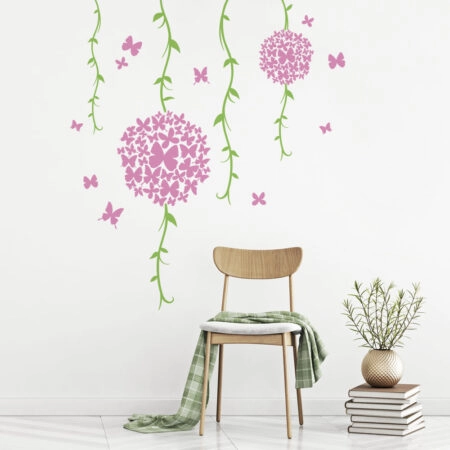 Αυτοκόλλητο τοίχου FLOWER BALLS - Floral - Λουλουδια Sticky 3
