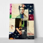 Πίνακας σε καμβά FRIDA LOVE LETTERS