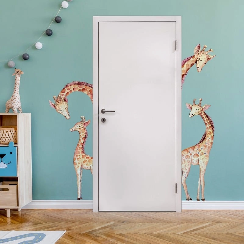 Αυτοκόλλητο τοίχου GIRAFFE DOOR