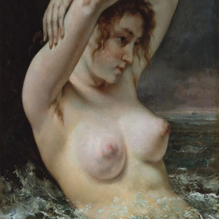 Πινακας σε καμβά GUSTAVE COURBET - THE WOMAN IN THE WAVES - Gustave Courbet Sticky 5