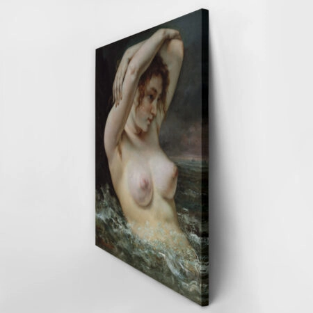 Πινακας σε καμβά GUSTAVE COURBET - THE WOMAN IN THE WAVES - Gustave Courbet Sticky 3