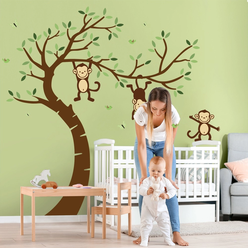Αυτοκόλλητο τοίχου MONKEYS TREE