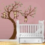 Αυτοκόλλητο τοίχου MONKEYS TREE