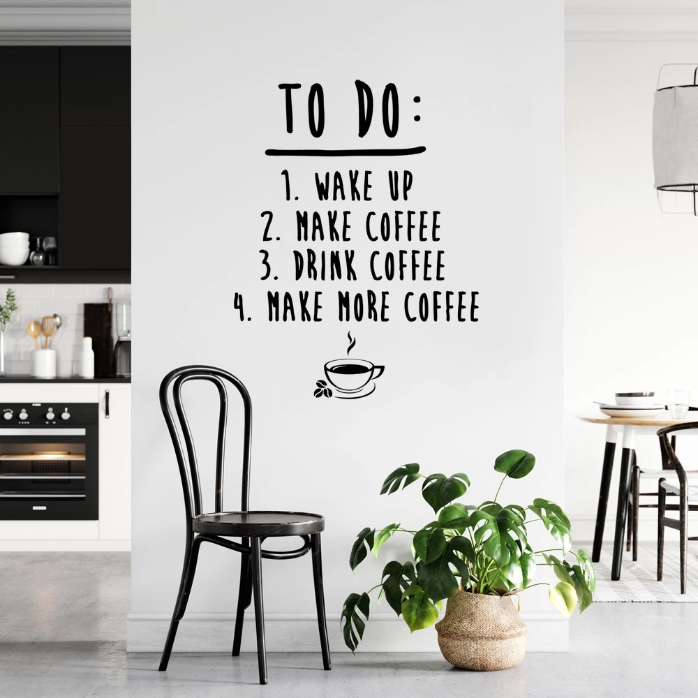 Αυτοκόλλητο τοίχου MORE COFFEE