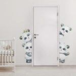 Αυτοκόλλητο τοίχου PANDA DOOR