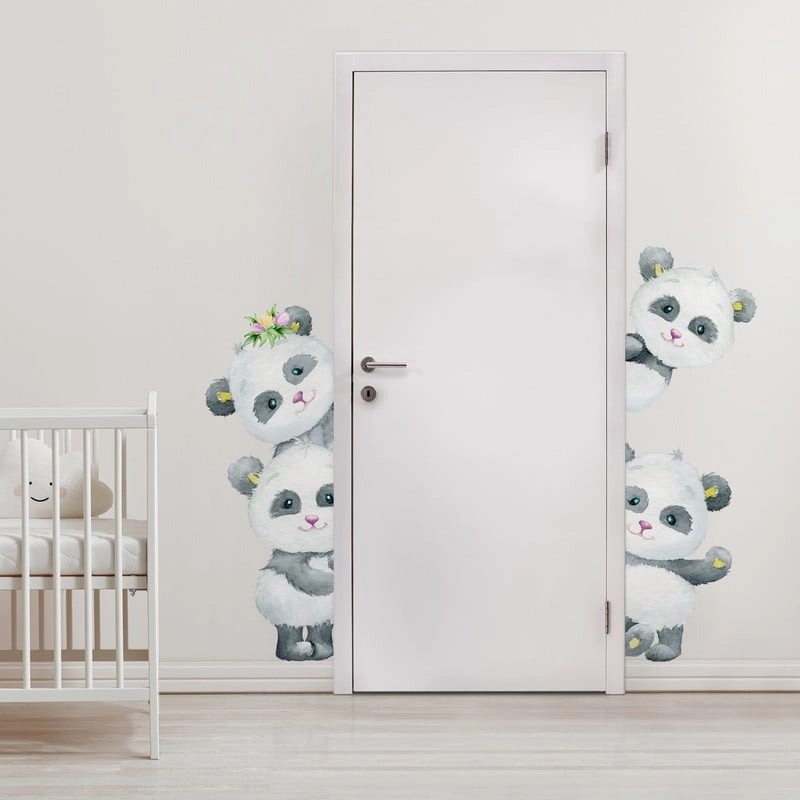 Αυτοκόλλητο τοίχου PANDA DOOR