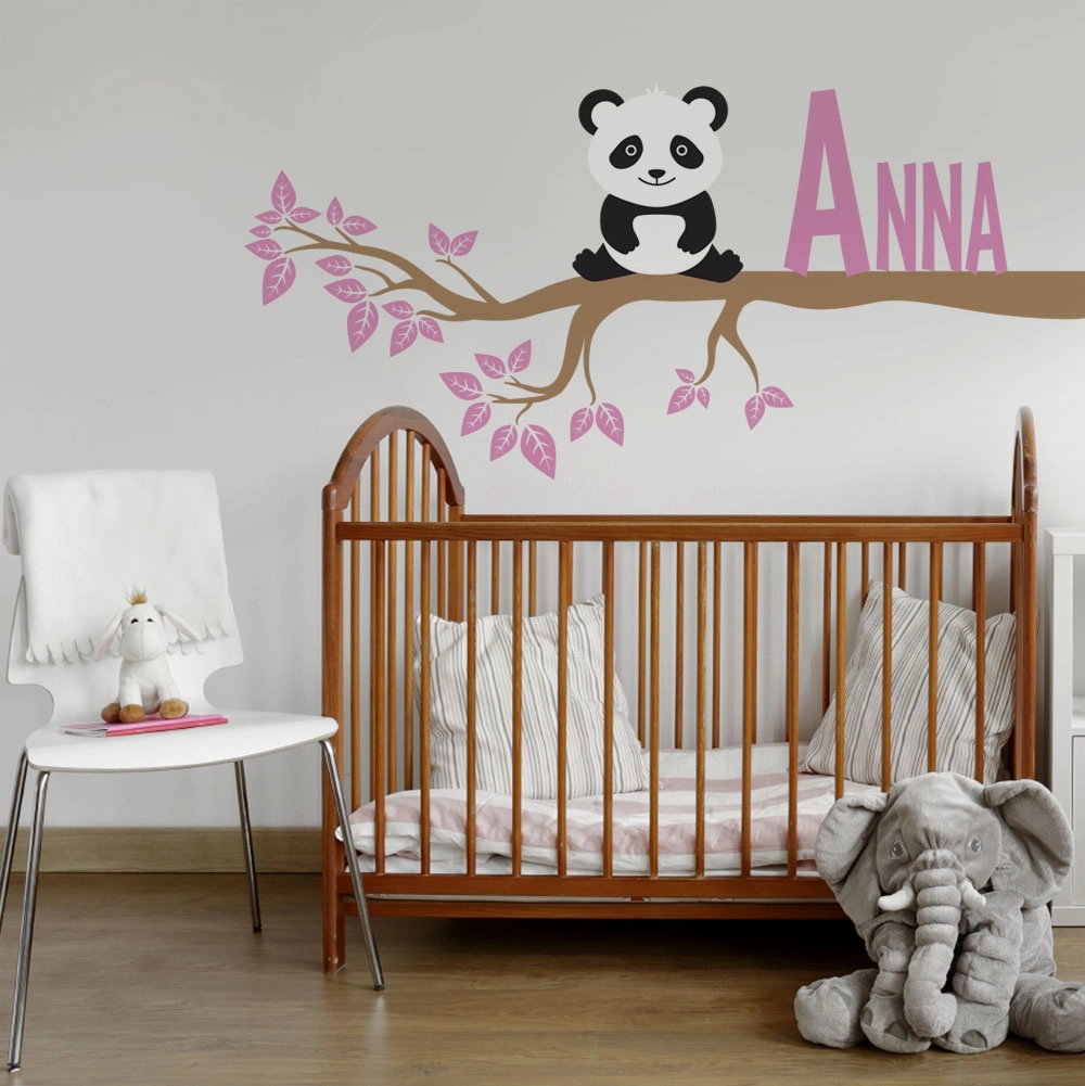 Αυτοκόλλητο τοίχου PANDA NAME