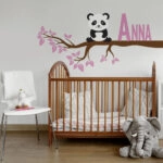Αυτοκόλλητο τοίχου PANDA NAME