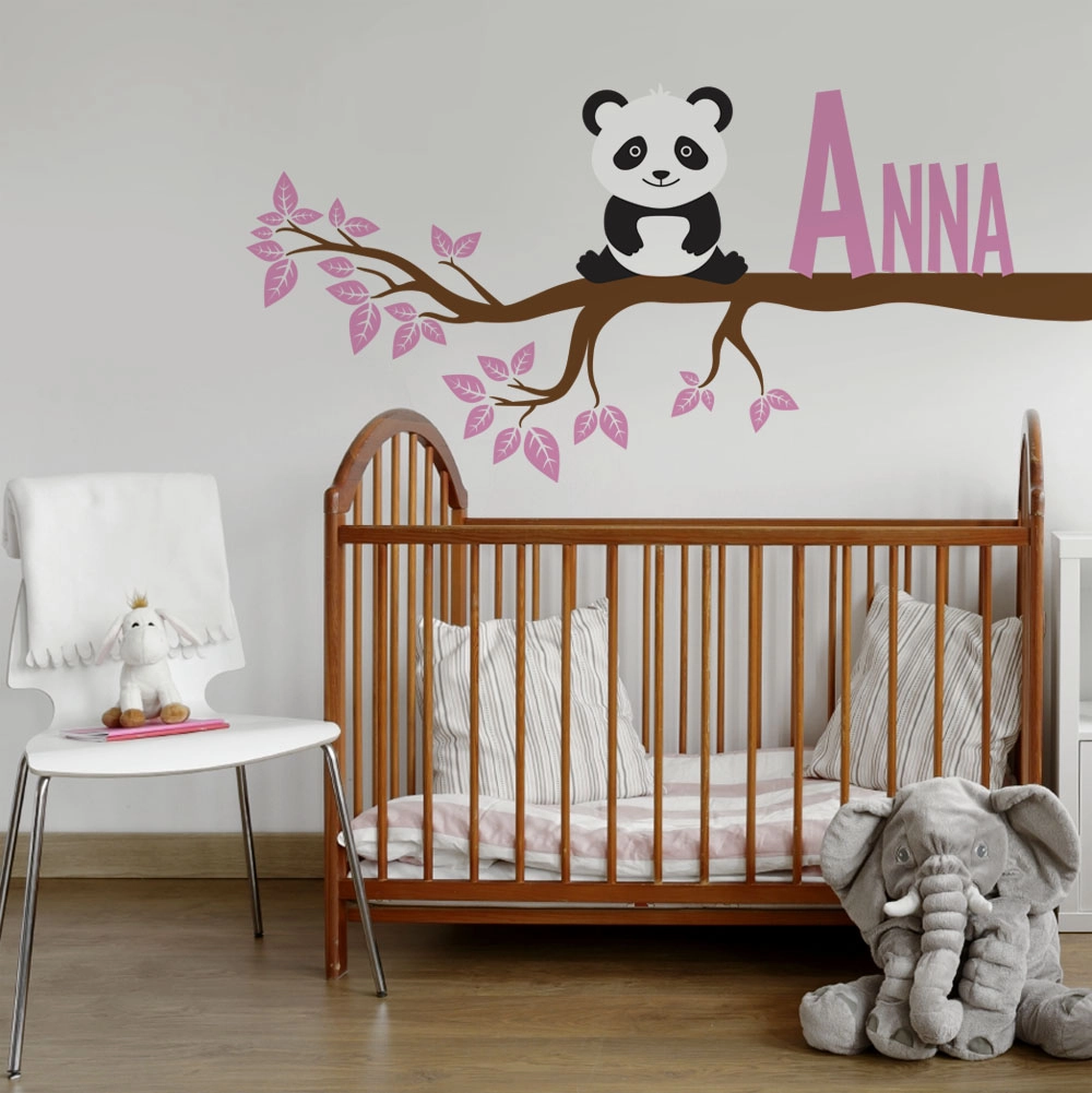Αυτοκόλλητο τοίχου PANDA NAME