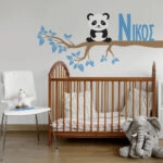 Αυτοκόλλητο τοίχου PANDA NAME