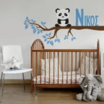 Αυτοκόλλητο τοίχου PANDA NAME