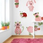 Αυτοκόλλητο τοίχου SPRING ANIMALS