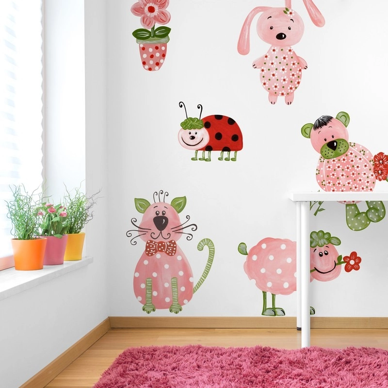 Αυτοκόλλητο τοίχου SPRING ANIMALS